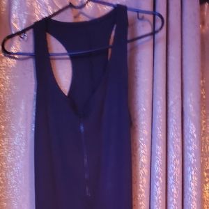 Zara black zipper sweater dress never worn size med